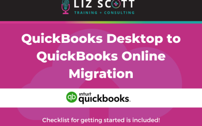 QuickBooks Desktop to QuickBooks Online Migration