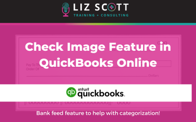 Check Image Feature in QuickBooks Online