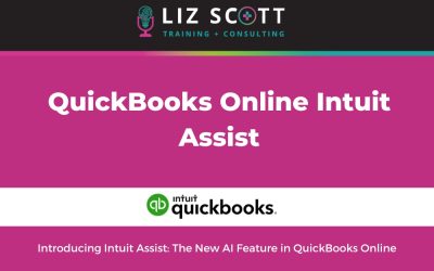 QuickBooks Online Intuit Assist