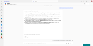 Email management with Copilot